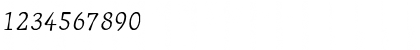 Download JournalSmallcaps RomanItalic Font Numeric Preview