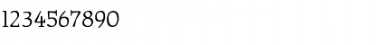 Download JournalText Roman Font Numeric Preview