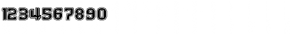 Download Judgement BlackRimmed Font Numeric Preview