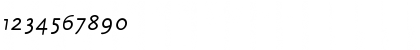 Download Julius Primary Std Bold Italic Font Numeric Preview