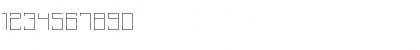 Download Just Square LT Std Ultra Light Font Numeric Preview