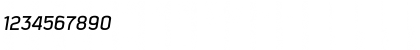 Download KautivaUni Italic Font Numeric Preview