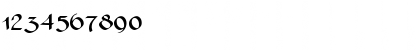 Download CallifontsC31PostScript Regular Font Numeric Preview