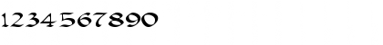 Download CallifontsF52PostScript Regular Font Numeric Preview