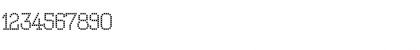 Download Kingthings Xstitch Regular Font Numeric Preview