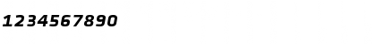 Download Klavika Med Caps Medium Italic Font Numeric Preview