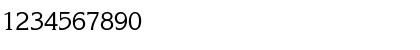 Download Korinna BQ Regular Font Numeric Preview