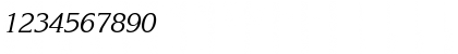 Download ITC Korinna Std Kursiv Font Numeric Preview