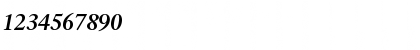 Download Laurentian Std SemiBold It Font Numeric Preview
