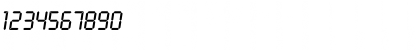 Download LED Regular Font Numeric Preview