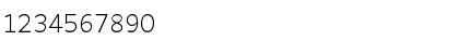 Download Legato TF Light Font Numeric Preview