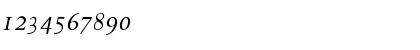 Download LeMondeLivre Italic Small Caps Font Numeric Preview