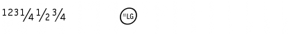 Download LetterGothicText LightSymbol Font Numeric Preview