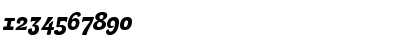 Download LexiconGothic BoldItalic Font Numeric Preview