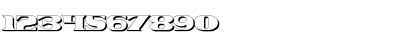 Download LHF Bank Note SHADOW Regular Font Numeric Preview