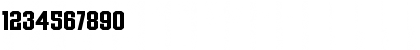 Download LHFOldBlockCondBold Regular Font Numeric Preview