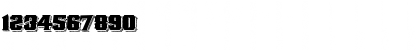 Download LHF Old Stock 1 Shadow Regular Font Numeric Preview