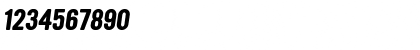 Download Ultramagnetic BoldOblique Font Numeric Preview