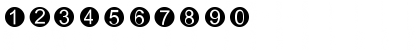 Download LinotypeTapestry-Circle Regular Font Numeric Preview