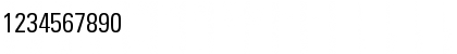 Download LinotypeUnivers CondRegular Font Numeric Preview