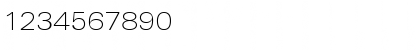 Download LinotypeUnivers ExtdThin Font Numeric Preview