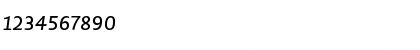 Download Lisboa SC Italic Font Numeric Preview