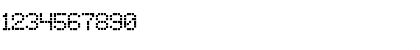 Download LiteBrite Regular Font Numeric Preview