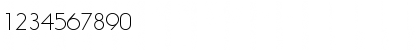 Download LiteraEF Light Font Numeric Preview