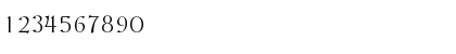 Download UmberSSK Regular Font Numeric Preview