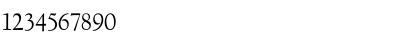 Download LTC Garamont Text OT Regular Font Numeric Preview