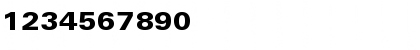 Download LTUnivers 740 ExtdHeavy Font Numeric Preview