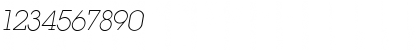 Download Lubalin XLightOblique Font Numeric Preview
