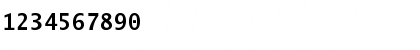 Download LucidaMonoEF Bold Font Numeric Preview