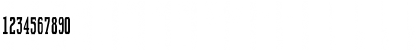 Download Luncheonette Regular Font Numeric Preview