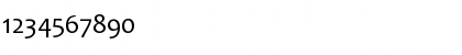 Download Candara Regular Font Numeric Preview