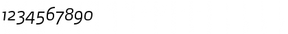 Download Max-LightItalicSC Regular Font Numeric Preview