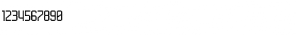 Download UNDA Regular Font Numeric Preview