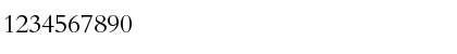 Download Bembo Regular Font Numeric Preview