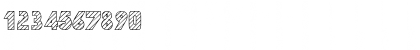 Download Candystriper Regular Font Numeric Preview