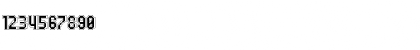 Download UNDA Regular Font Numeric Preview