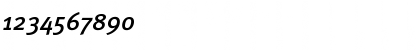 Download MetaMediumCapsC Italic Font Numeric Preview