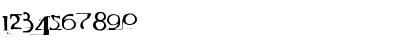 Download Milagro Regular Font Numeric Preview