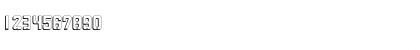 Download MilwaukeeNeon-Shadow Regular Font Numeric Preview