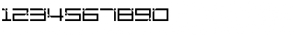 Download Unfinished Regular Font Numeric Preview