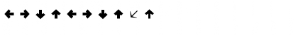 Download MiniPics DirectionalAA Font Numeric Preview