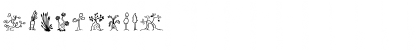 Download MiniPics UprootedTwig Regular Font Numeric Preview