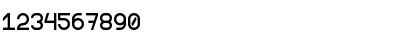 Download Anderson Regular Font Numeric Preview