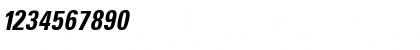 Download Uniform Bold Italic Font Numeric Preview