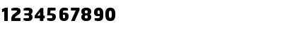 Download NeoTech Black Font Numeric Preview