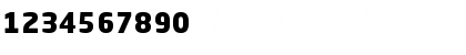 Download Neo Tech Std Black Font Numeric Preview